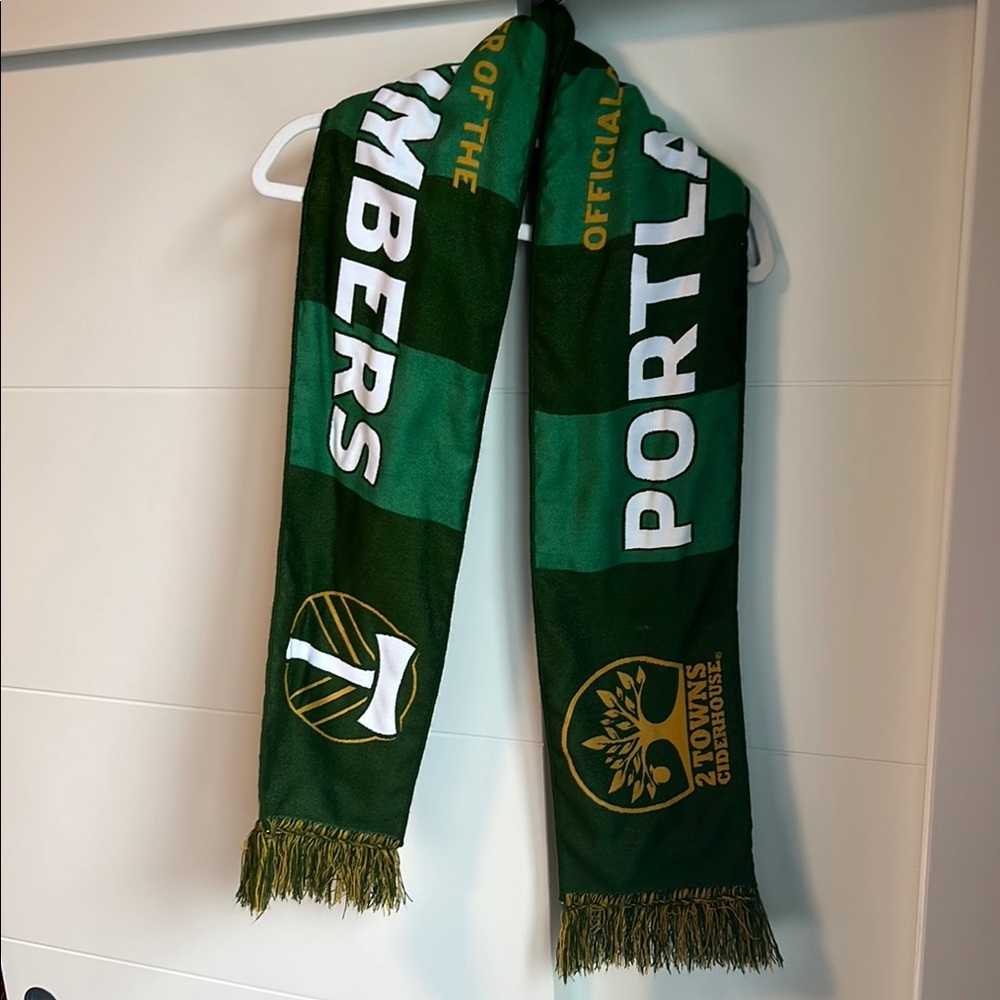Portland Timbers Green and Gold Scarf